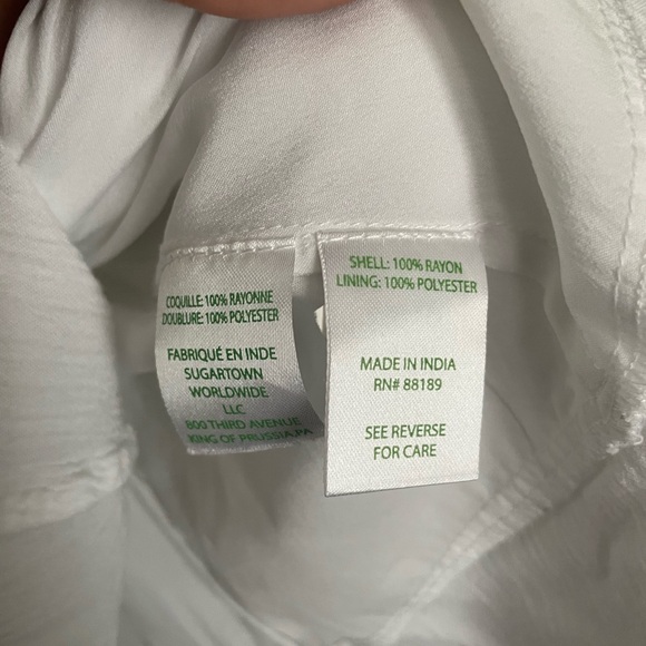 Lilly Pulitzer Cold Shoulder Blouse Sz M - Picture 5 of 9